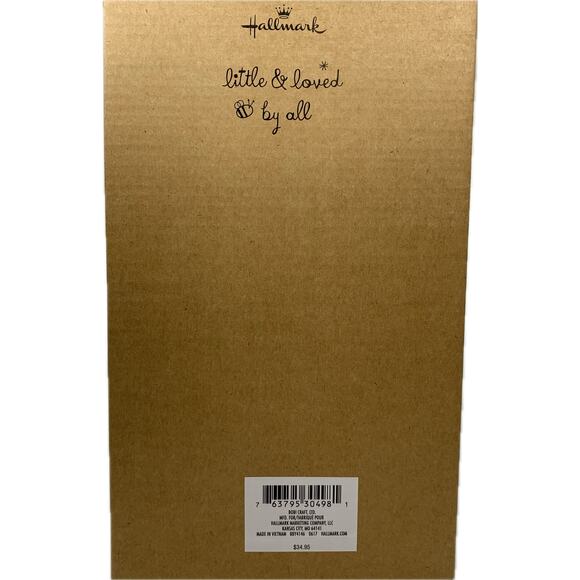 Polar Bear Hallmark Knit Handmade 12" Boy White with Blue Sweater in Gift Box - Picture 6 of 8